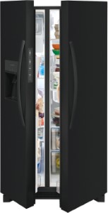 Frigidaire 25.5 Cu. Ft. Side-by-Side Refrigerator | Black Stainless Steel