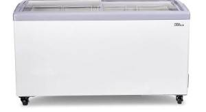 Premium's 10.9 cu. ft. Curved Glass Top Chest Freezer | White