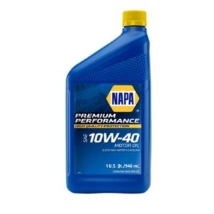 NAPA Motor Oil 10W40 Conventional 1 qt