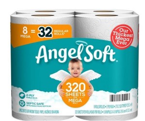 ANGEL SOFT PAPER TOILET 8PKMEGA