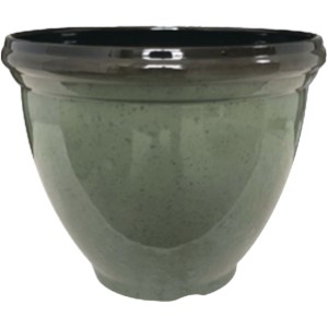 PLANTER HERITAGE GREEN 12"