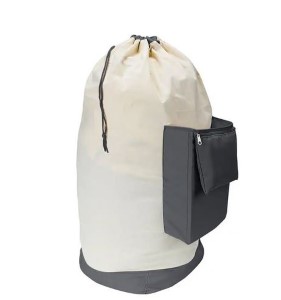 Woolite Heavy Duty Canvas Laundry Bag with Carry Strap