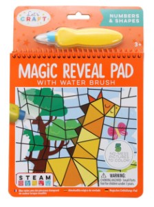 Bright Stripes Magic Reveal Pad: Numbers & Shapes