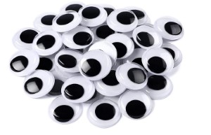 Wiggle Googly Eyes Self Adhesive Black White Craft Eyes