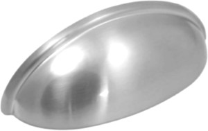 Laurey 52426 Cup Pull  Polished Chrome, 3"