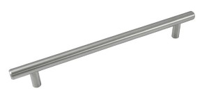 Laurey 87004 Builders Steel Plated T-Bar Pull, Brushed Satin Nickel - 9