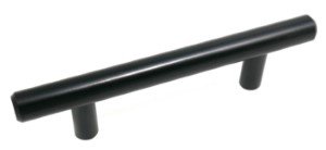 Laurey 87020 Steel T-Bar Pull Matte Black - 3"