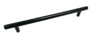 Laurey 87420 Steel T-Bar Pull Matte Black - 192mm