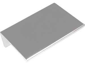 Laurey Long Edge Pull in Polished Chrome, 2"