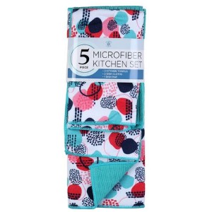 5PC microfiber kitchen set