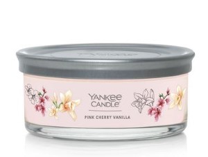 CANDLE PINK CHERRY &VAN TUMB 12Z