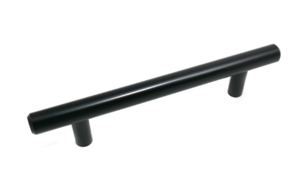 Laurey 87220 Steel T-Bar Pull Matte Black, 4"