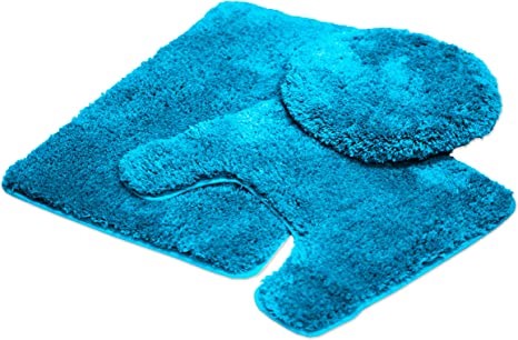 Queen Mary Bath Rug Turqu 21X34