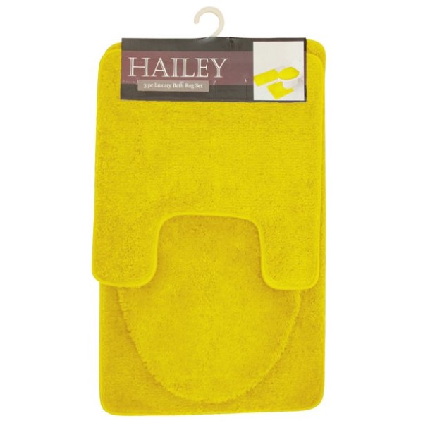 Queen Mary Bath Rug Yellow 18X30