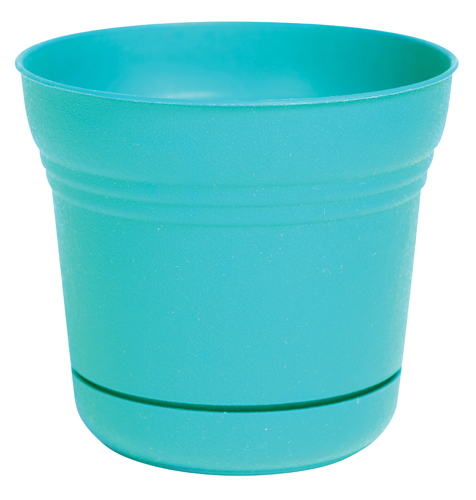 Bloem SP1027 Round Planter, 1 cu-ft Capacity, 8-1/2 in W x 9-3/4 in H,