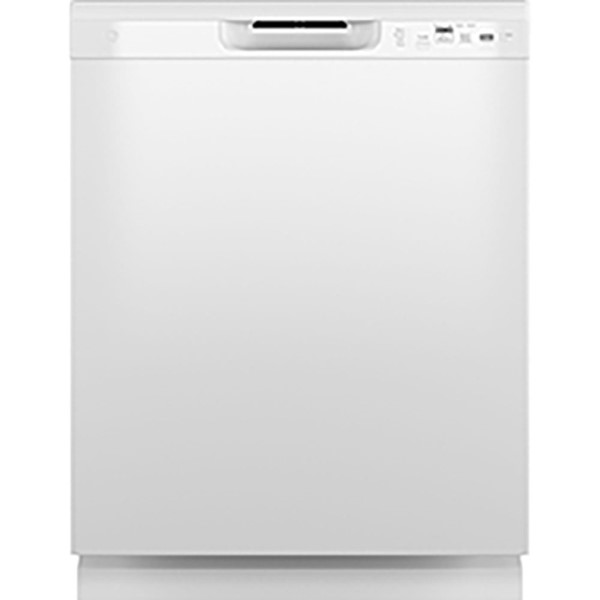 Departments GE 24" BuiltIn Front Control Dishwasher White