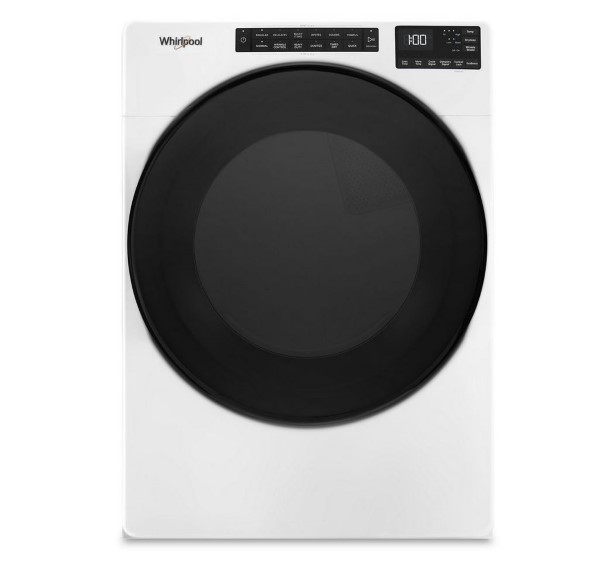 WHIRLPOOL GAS DRYER WHT 7.4CF