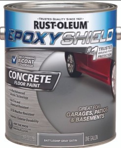 Rust-Oleum  Epoxy Shield Battleship Gray Concrete Floor 225380