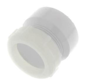 1-1/2 in. PVC DWV Female Trap Adapter with Washer/P-Nut