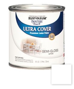Rust-Oleum Ultra Cover Multi-Purpose Gloss Brush-On Paint Flat white