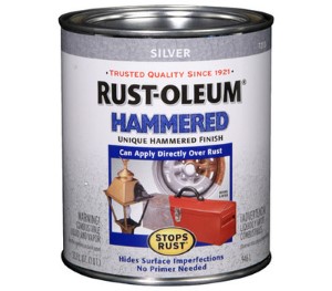 Rust-Oleum Stops Rust Hammered Silver Oil-Based Quart 7213502