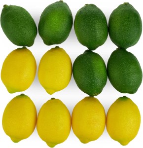 Juvale Large Artificial Lemons and Limes