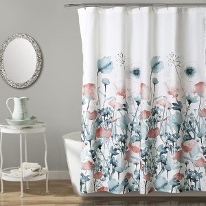 BEAUTY FLORAL SHOWER CURTAIN-Ill