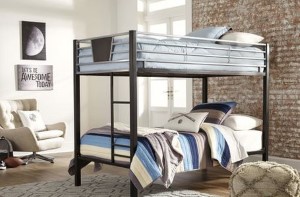 BUNK BED W/LADDER TWIN