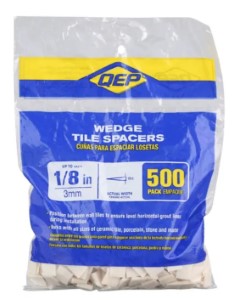 QEP Flexible Wedge Spacers for Wall Tile Spacing and Alignment | 1/8 in. |