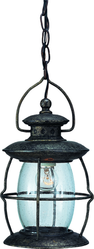 Boston Harbor Dimmable Outdoor Pendant Lantern, (1) 60/13 W, Medium Lamp,