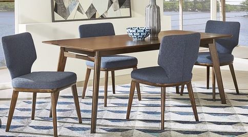 GENARO RECT DINING TABLE BROWN