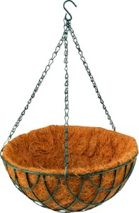 Hanging Basket With Coconut Liner, 12 Inch