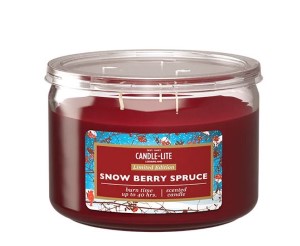 CANDLE SNOW BERRY SPRUCE 10Z