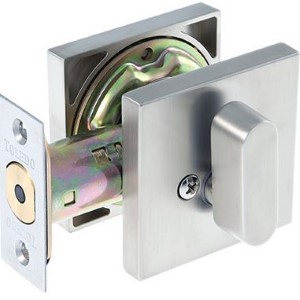 SINGLE CYLINDER SQUARE DEADBOLT
