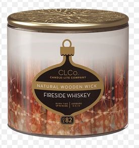 CANDLE WW FIRES SID WHISKEY 14oz