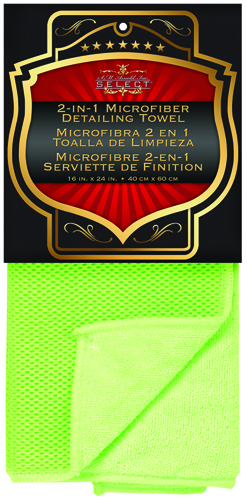 SM Arnold 25-860 Mesh Towel, 24 in L, 16 in W, Microfiber, Green