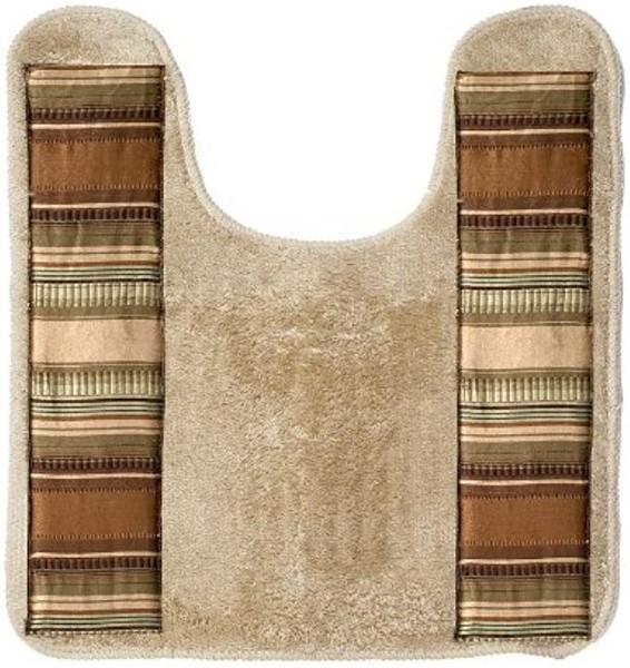 Popular Bath Contempo Collection Contour Mat | Spice