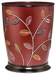 AUBURY WASTE BASKET-BURGUNDY