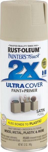 RUST-OLEUM Painter's Touch 2x Ultra Cover Paint + Primer Spray Paint, Satin