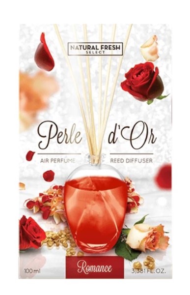 NATURAL FRESH PEARL D'OR REED DIFFUSER, ROMANCE 100ML