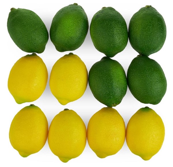 Juvale Large Artificial Lemons and Limes