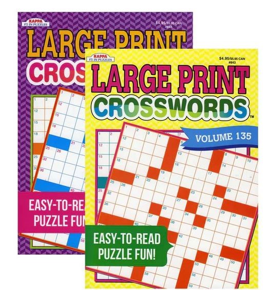 KAPPA LARGE PRINT CROSSWORDS