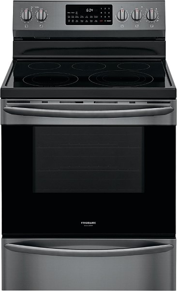 Frigidaire Gallery 30'' Black & Stainless steel Freestanding Electric Range