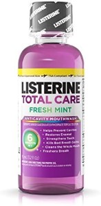 Listerine Total Care Anticavity Mouthwash | Fresh Mint | 3.2 Ounce