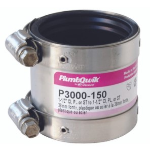 Fernco P3000-150 1-1/2 Inch Shielded Coupling