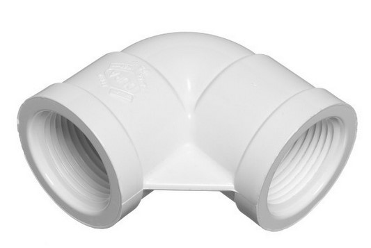 1-1/2" SCH 40 PVC 90 Degree Elbow - FPT x FPT