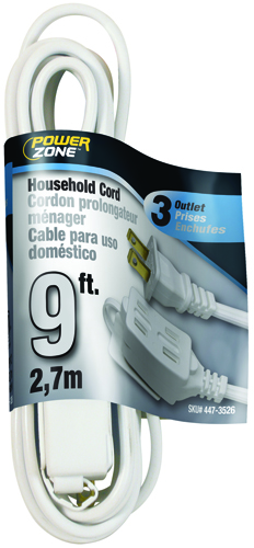 POWER ZONE 9FT EXTENSION CORD 16