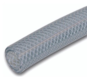 Braided Vinyl Tubing/Clear 5/8 In. X 3/8 In. X 100 Ft.