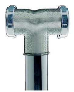 Plumb Pak PP18CP 1 1/2 Inch Center Outlet Tee and Tailpiece, Chrome