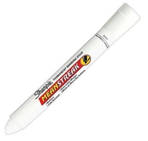 Sharpie Mean Streak Marker Stick, White
